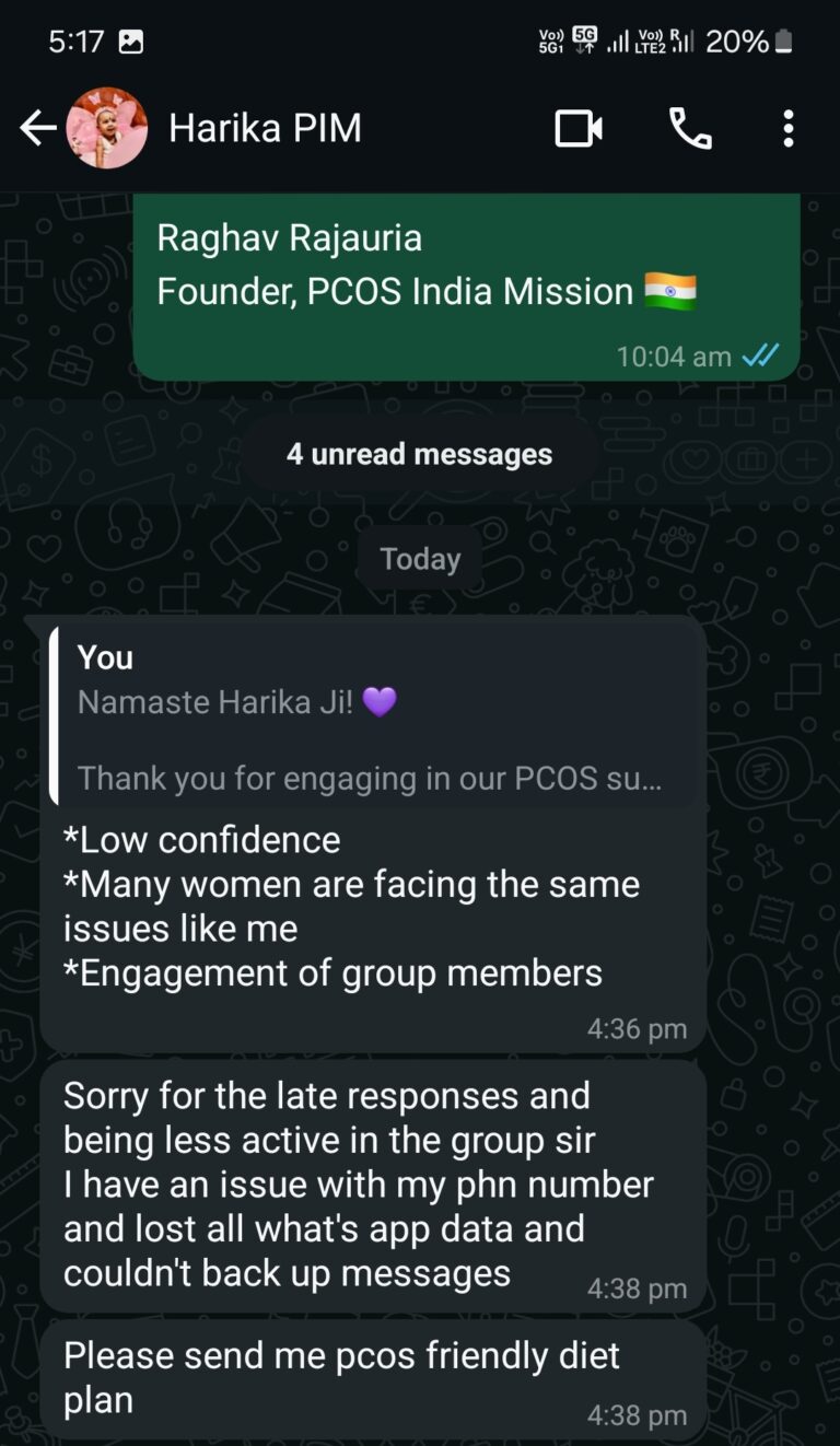 A PCOS client shares how she regained her energy levels and reduced fatigue.